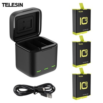 TELESIN GP-BNC-902-B Зарядное устройство для аккумулятора