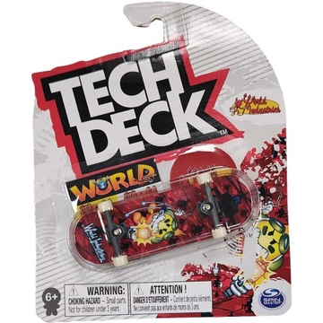 FINGERBOARD DESKOROLKA WORLD INDUSTRIES WOJNA + NAKLEJKI TECH DECK