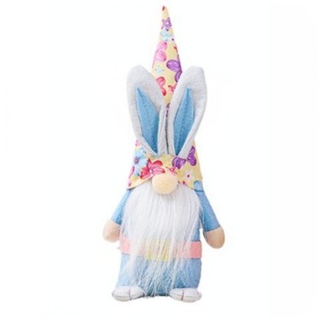 2x СТОЯЩАЯ ФИГУРКА СЛОНА ГНОМА ОРНАМЕНТ ВЕСЕННЕЕ УКРАШЕНИЕ ПАСХАЛЬНЫЙ ЗАЯЧИК