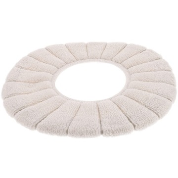 ТЕПЛАЯ КРЫШКА НА УНИТАЗ, БЕЖЕВАЯ, ОБЫЧНАЯ МОЮЩАЯСЯ