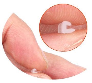 10 шт силиконовых полосок для вросших ногтей на ногах.