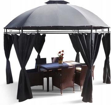 Pawilon OGRODOWY LAVO Swing & Harmonie ANTRACYTOWY 350CM