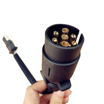 Розетка для переоборудования прицепа / 7-контактная европейская круглая вилка на 4-контактную вилку США