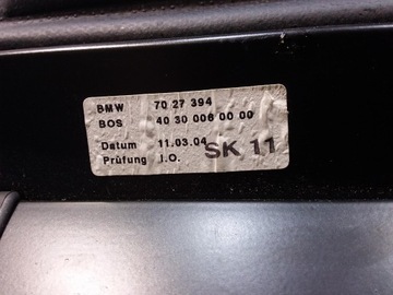 BMW 3 E46 TOURING ROLETA MŘÍŽKA KUFRU 7027394