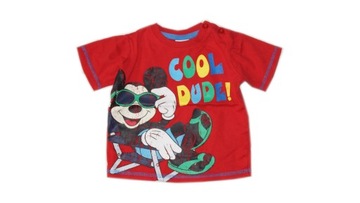 DISNEY T- SHIRT BLUZKA MYSZKA MIK ROZ. 6-9 m-cy
