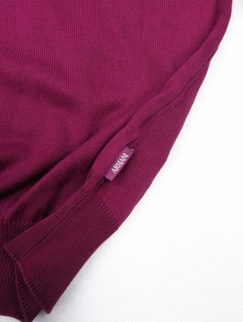 Armani Collezioni różowy sweter XL logo