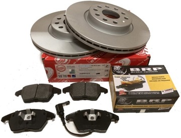 Диски + Колодки Передние VW Passat B6 B7 CC Touran 2005-2014 гг. - 312мм.