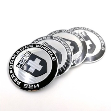 НАКЛЕЙКИ ЭМБЛЕМЫ HRE 65 ММ ДЛЯ КЕПОК ГУБ