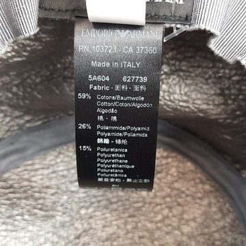 Экстравагантная серая жатая шляпа ARMANI.