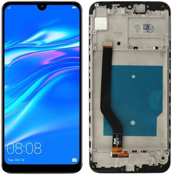 WYŚWIETLACZ LCD HUAWEI Y7 2019 DUB-LX1 ramka
