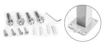 Боковой тент 300x180, рулонная штора, экран для террасы, балкона, сада, серый цвет