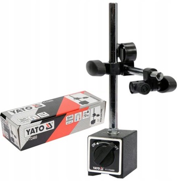 МАГНИТНАЯ ПОДСТАВКА YATO ДЛЯ ДАТЧИКА ЧАСОВ YT-72460 ЗАМОК 50x65x55 мм