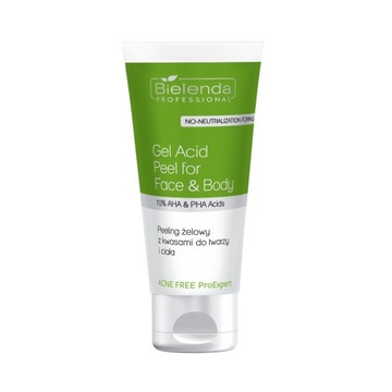 BIELENDA Professional żelowy PEELING z kwasami AHA i PHA do Twarzy i Ciała