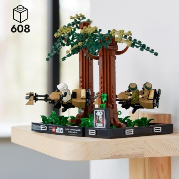 Диорама LEGO Star Wars: Погоня за Спидером 75353
