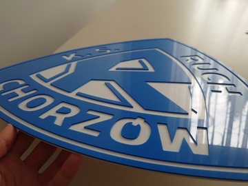 Ruch chorzów herb 3d для стены для домашнего подарка для мужа парня