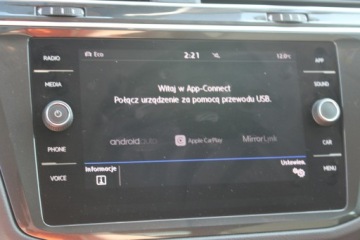 Volkswagen Tiguan II SUV 2.0 TDI 150KM 2019 Volkswagen Tiguan Comfortline F-Vat Salon Polska, zdjęcie 28