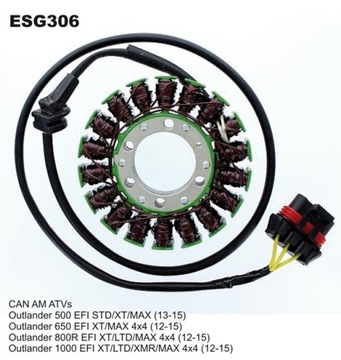 ELECTROSPORT UZWOJENIE ALTERNATORA (STATOR) CAN-AM OUTLANDER 500 (13-15), 6