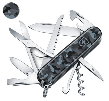 Victorinox 1.3713.942, scyzoryk Huntsman, 91 mm, 15 funkcji, Navy Camo