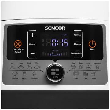 Multicooker szybkowar elektryczny 1000W 5,7L 14 PROGRAMÓW Sencor SPR 3600WH