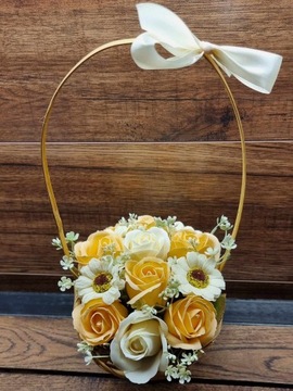 Букет подарочная корзина мыло цветы Ароматный ПОДАРОК ​​на День матери