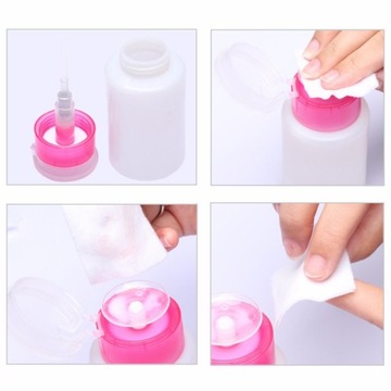 Набор для удаления гибридного ацетона 1л с зажимами с накаткой