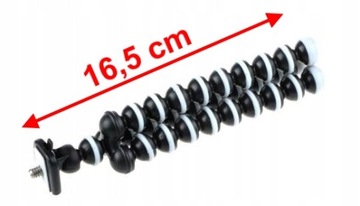 Tripod elastyczny 16 cm giętki SHOOT Gorilla + Uchwyt dla Smartfona (GP.73)