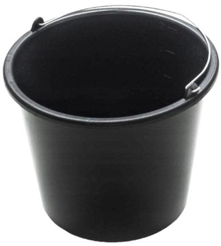 ВЕДРО СТРОИТЕЛЬНОЕ, ЧЕРНОЕ, 5 Л С МЕРКОЙ