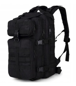 PLECAK backpack WOJSKOWY CZARNY TAKTYCZNY MILITARNY