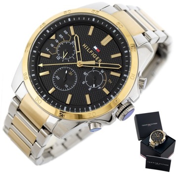 ZEGAREK MĘSKI TOMMY HILFIGER 1791559 DECKER +BOX + GRAWER