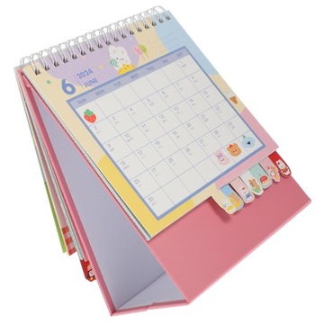 Desk Calendar Standing Flip Desktop Calendar Portable Calendar For Home