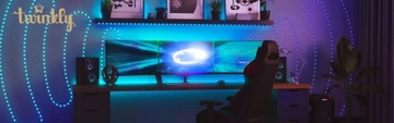 Декоративная новогодняя цепочка Twinkly 250 LED RGB 20м