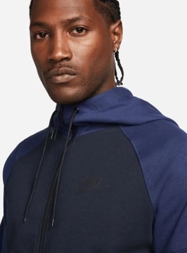 Męska bluza dresowa z kapturem Nike Sportswear Tech Essential Navy r.S