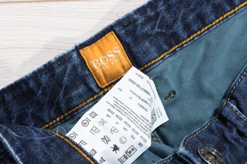 HUGO BOSS ORANGE BARCELONA EXTRA SPODNIE JEANSY