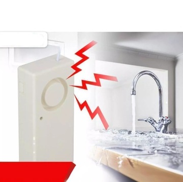 CZUJNIK WYCIEKU WODY ZALANIA DETEKTOR ALARM POZIOMU WODY 120dB