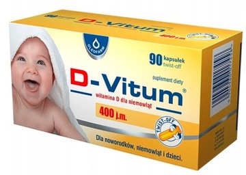 D-Vitum 400 j.m. x 90 kaps twist off
