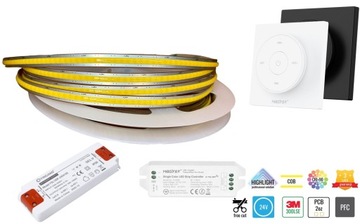 10m Zestaw LED nad blatowy COB FREE CUT analogowa 10W 24V CRI>90