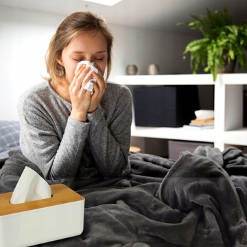 Контейнер для салфеток для держателя салфеток Диспенсер с крышкой из бамбука