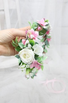 Асимметричный венок для свадебного причастия, оригинальное украшение для волос