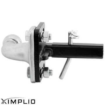 Adapter Haka Holowniczego USA 32x32 mm Kula Srebrna do Dodge Journey 2008-