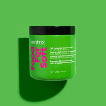 Matrix Food For Soft увлажняющий шампунь для волос, масло, маска 500мл