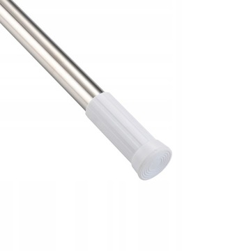 ВЫДВИЖНАЯ КАРДИНА ДЛЯ ОДЕЖДЫ КАРДИНА ДЛЯ ШТОР ДИАМЕТРОМ 70-120 СМ. 20мм СЕРЕБРО