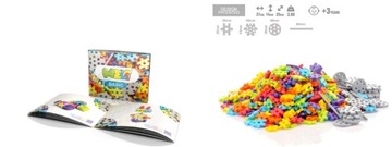MELI CONSTRUCTOR EDU 2000 БЛОКИ В КОРОБКЕ+КАРТОЧКИ