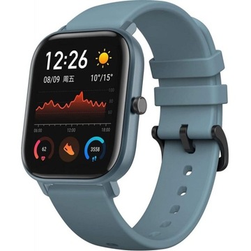 Умные часы для фитнеса с GPS Amazfit GTS синие