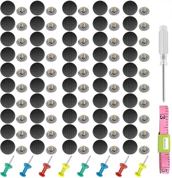 ZESTAW NAPRAWCZY DO PODSUFITKI SAMOCHODOWEJ CZARNY DO NAPRAWY 100szt