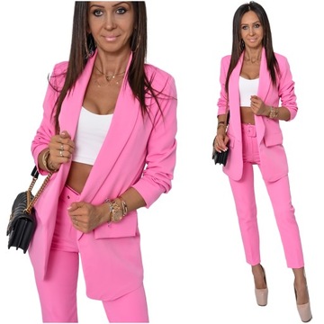 ELEGANCKI KOMPLET MARYNARKA + SPODNIE ARLETTE! WZ.2 XXL