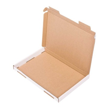 KARTON fasonowy 230x160x20mm pocztowy GB1 BIAŁY - 25szt