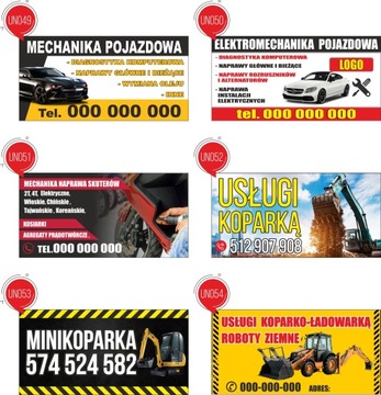 Tablica Reklamowa Szyld Nadruk Plansza B2 PCV 3mm