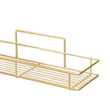 Żelazne półki na kosze naścienne Nierdzewna