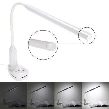 LAMPKA BIURKOWA STOŁOWA LED 5W ŚCIEMNIACZ