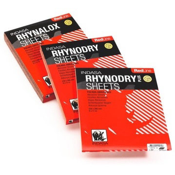 Papier Ścierny Wodny P2500 Indasa Rhynowet Sheets RedLine
